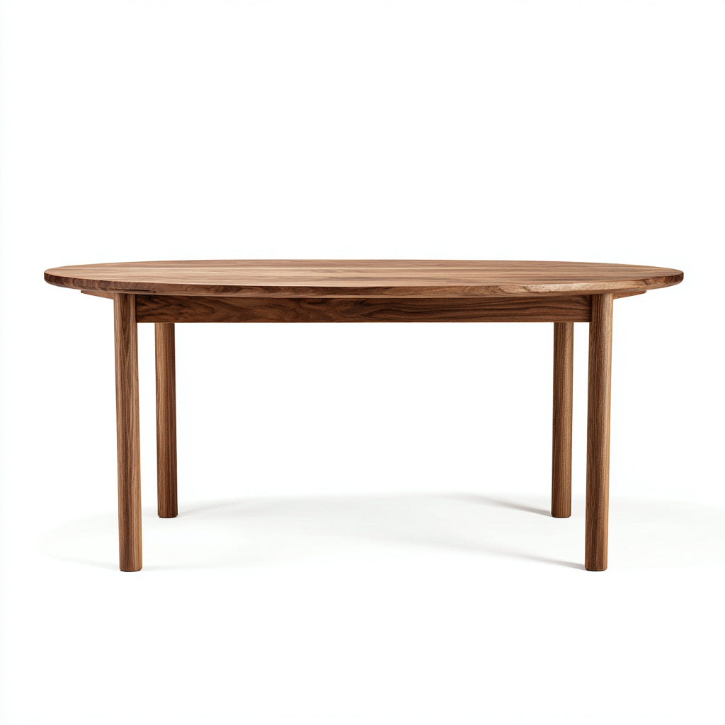 Tavolo da pranzo legno 180x90x75 cm colore noce adatto per sala da pranzo design moderno