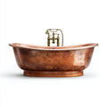 Vasca da bagno in rame 168x78x70 cm - rame - stile vintage per bagno