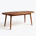 Tavolo da pranzo legno 200x95x75 cm colore noce adatto per sala da pranzo design nordico