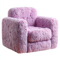 Poltrona tessuto 95x90x88 cm - viola - adatta al soggiorno - design moderno