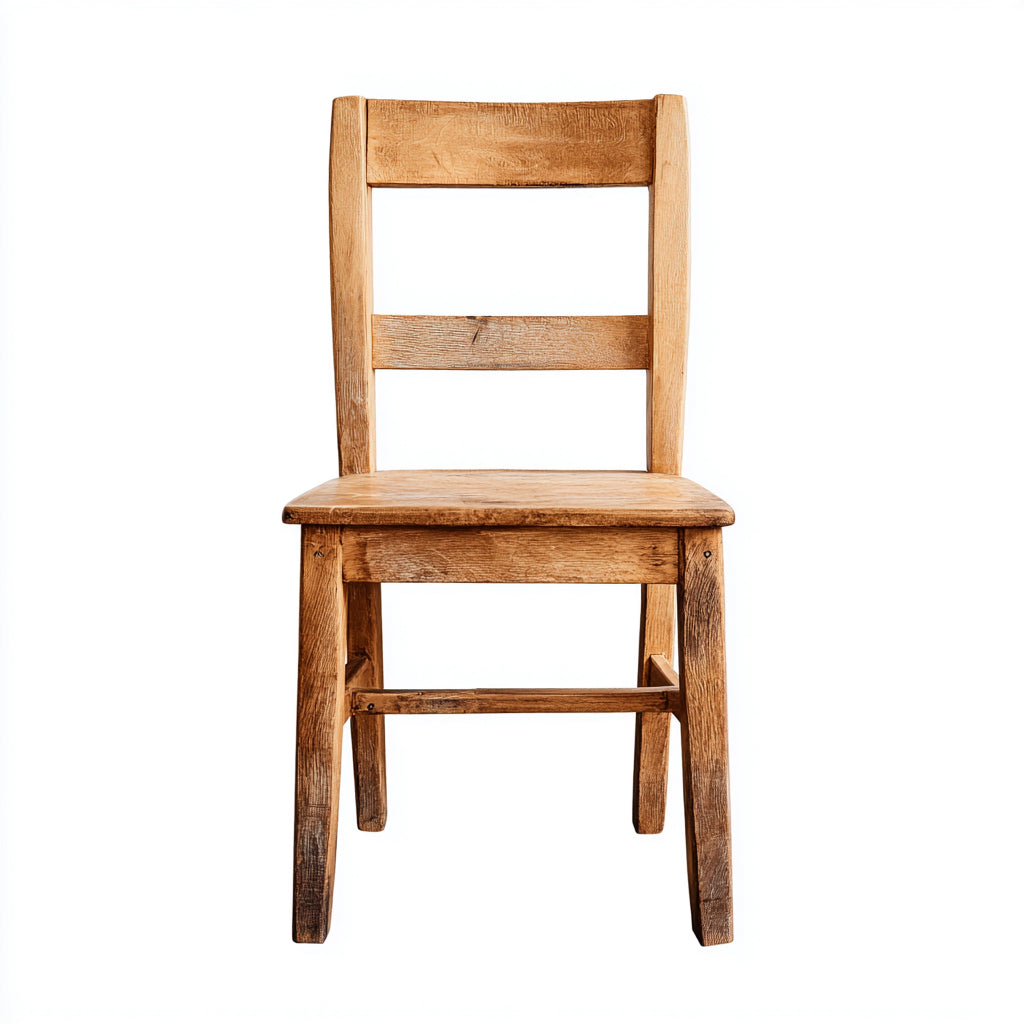 Sedia da pranzo legno 45x47x88 cm colore legno naturale adatta per sala da pranzo design rustico