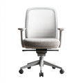 Sedia da ufficio rete e tessuto 60x60x100 cm - grigio chiaro - adatta per ufficio - design moderno