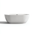 Vasca da bagno in acrilico 170x78x60 cm - bianco - stile moderno per bagno