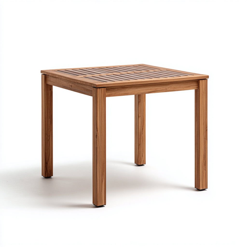 Tavolo da pranzo legno 75x75x75 cm colore naturale adatto per sala da pranzo design moderno