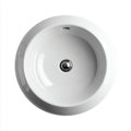 Lavabo in ceramica 40x40x15 cm - bianco - stile moderno per bagno