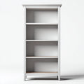 Libreria legno 80x30x180 cm - bianco - adatta per ufficio o studio - design moderno