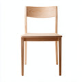 Sedia da pranzo legno massello 44x47x83 cm colore legno naturale adatta per sala da pranzo design nordico