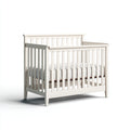 Lettino per bambini legno 125x65x90 cm - bianco - adatto alla camera da letto - design semplice