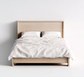 Letto matrimoniale legno 200x180x110 cm - legno naturale - design moderno per camera da letto