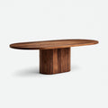 Tavolo da pranzo legno 180x90x75 cm colore noce scuro adatto per sala da pranzo design moderno
