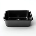 Lavabo in ceramica 48x38x20 cm - nero - design moderno per bagno