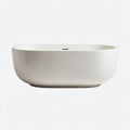 Vasca da bagno acrilica 170x80x58 cm - bianco - design moderno per bagno