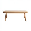 Tavolino da caffè in legno 120x50x42 cm - colore legno naturale - adatto per soggiorno - design moderno