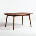 Tavolo da pranzo legno 160x90x75 cm colore noce adatto per sala da pranzo design nordico